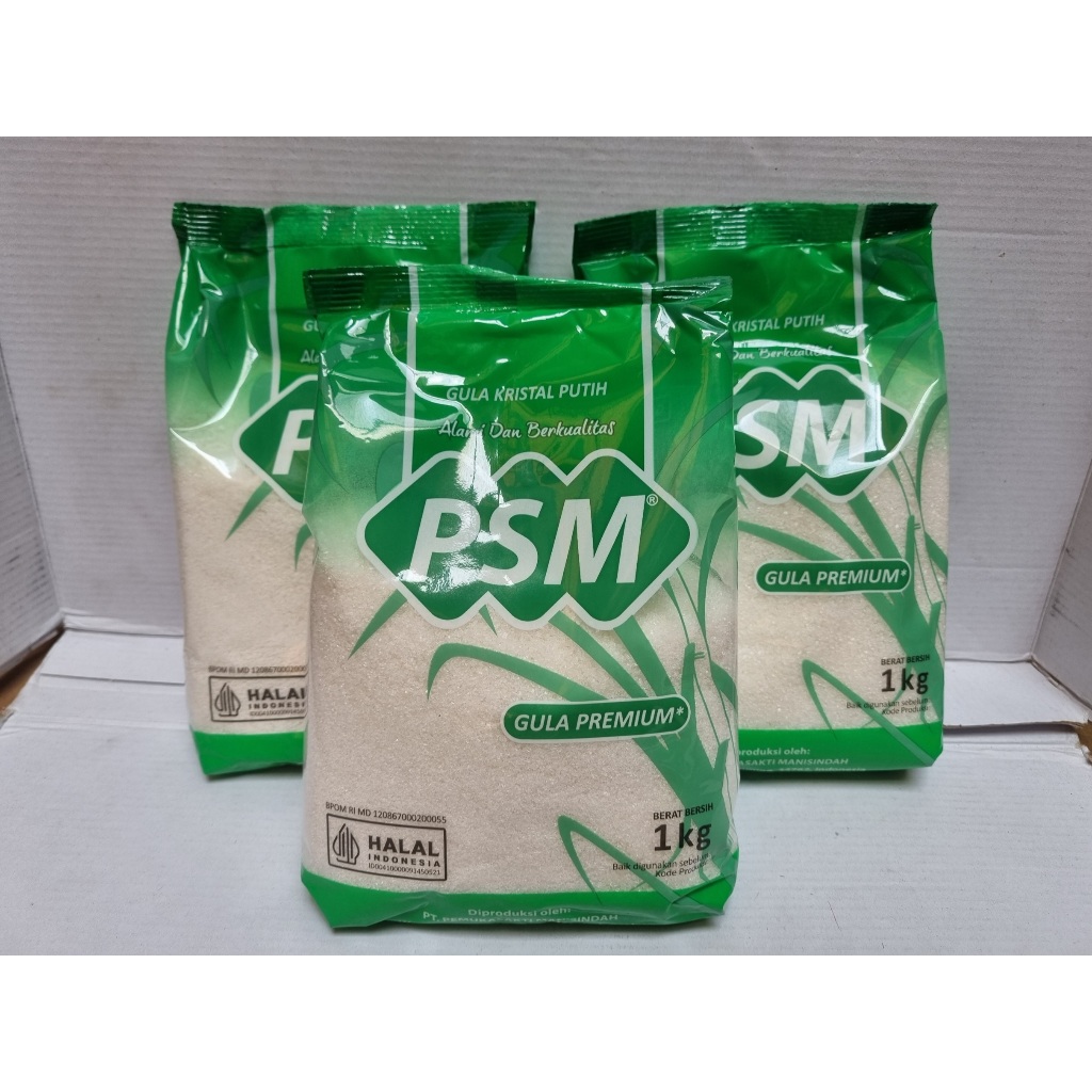 

Gula Pasir Premium PSM 1kg per DUS isi 20 pcs