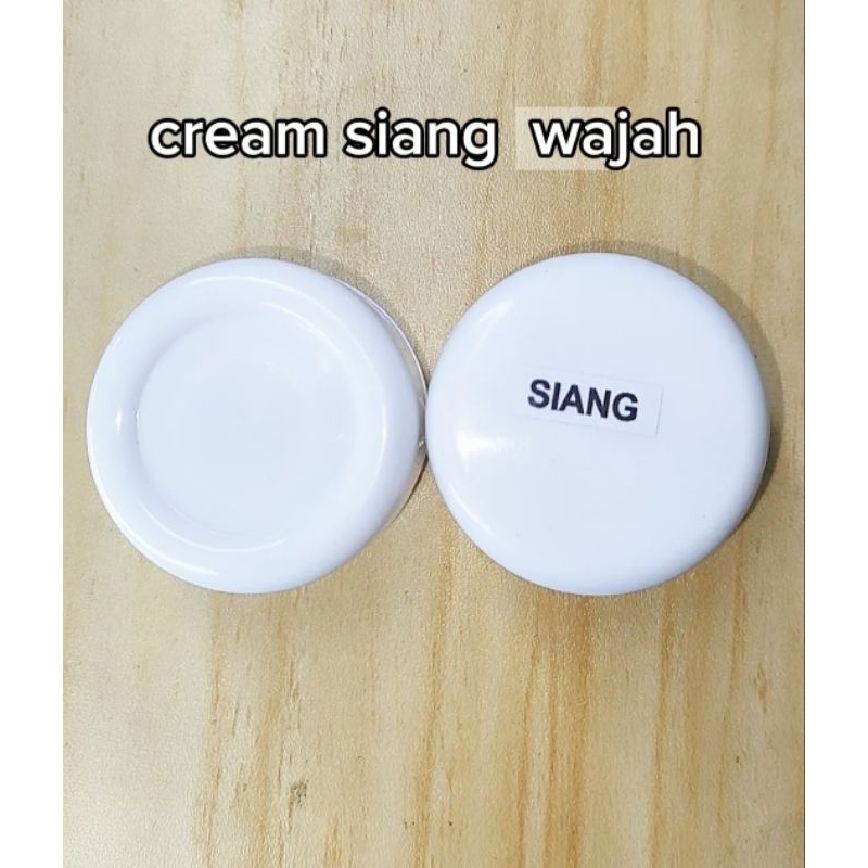 Cream siang//pot polos