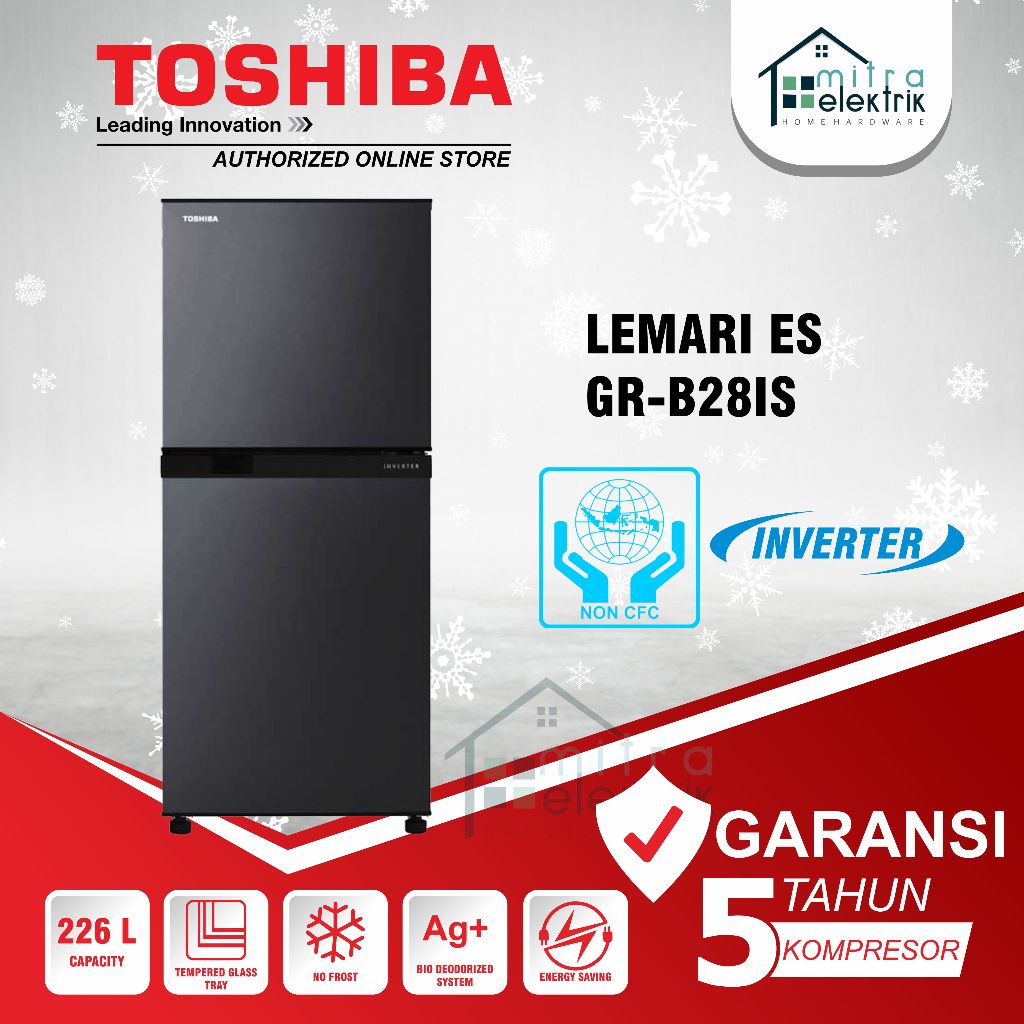 Kulkas TOSHIBA GRB28IS Inverter Series 2 Pintu