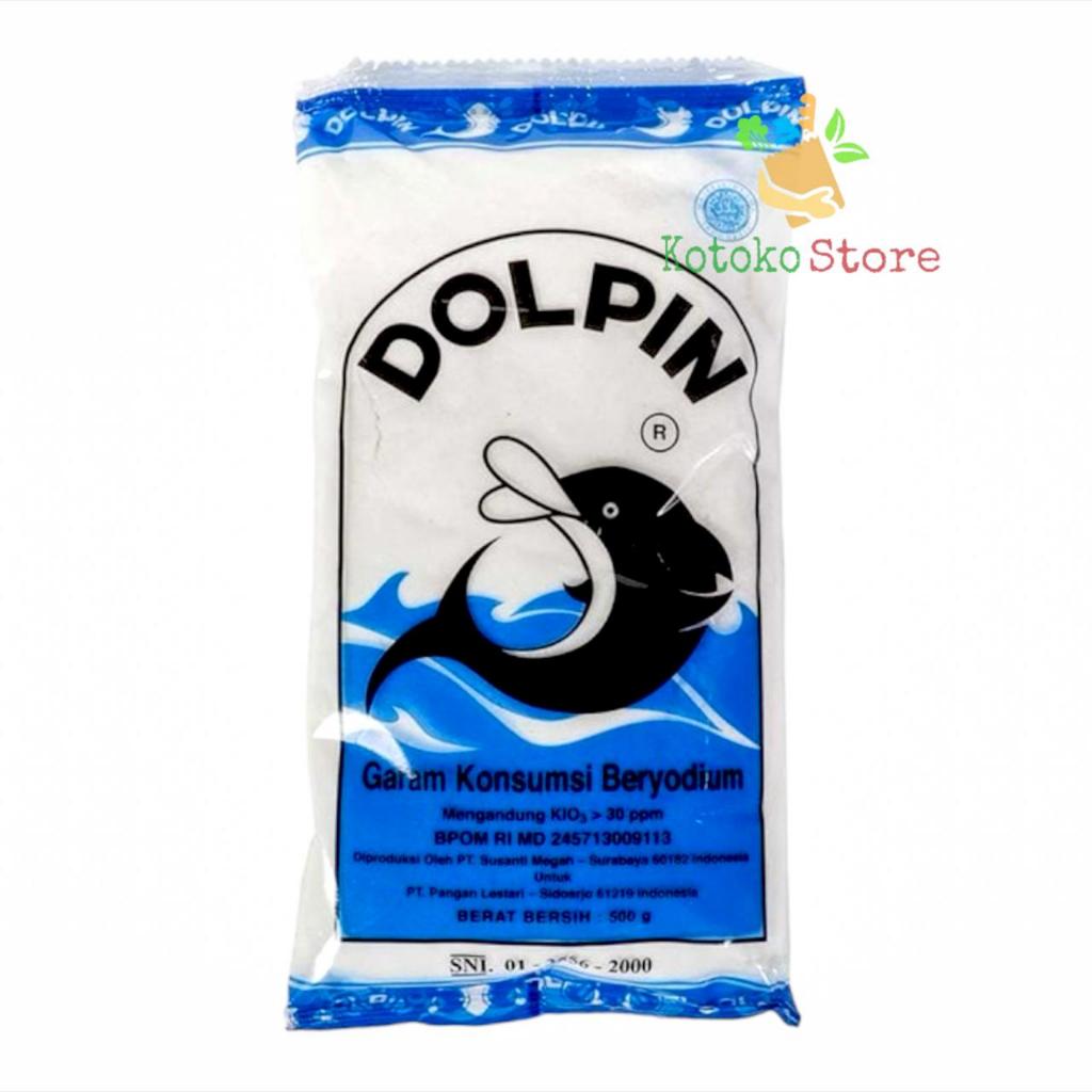 

Garam Dolpin / Garam Dapur Dolphin / Garam Konsumsi Beryodium 500gr