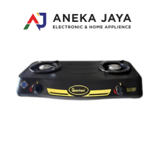 QUANTUM KOMPOR 2 TUNGKU QGC 201 DMP BLACK