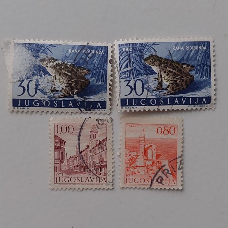 

Perangko Yugoslavia 4 Keping Used - Prangko Jugoslavia