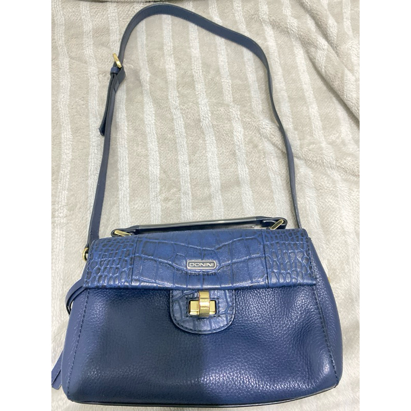[PRELOVED] TAS DONINI VIGO WARNA BIRU/BLUE REAL 100%