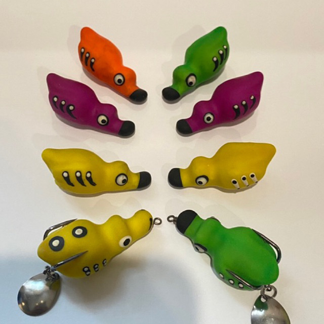 soft frog bebek 4cm hook 1/0