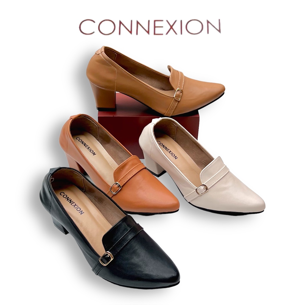 sepatu kerja wanita model terbaru hak tinggi brand matahari