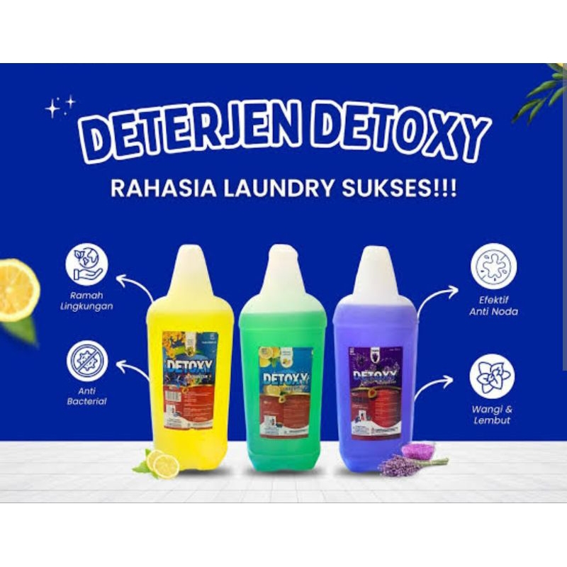 Detergen cair DETOXY ( 5 liter )