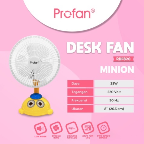 PROFAN DESK FAN/KIPAS ANGIN MEJA