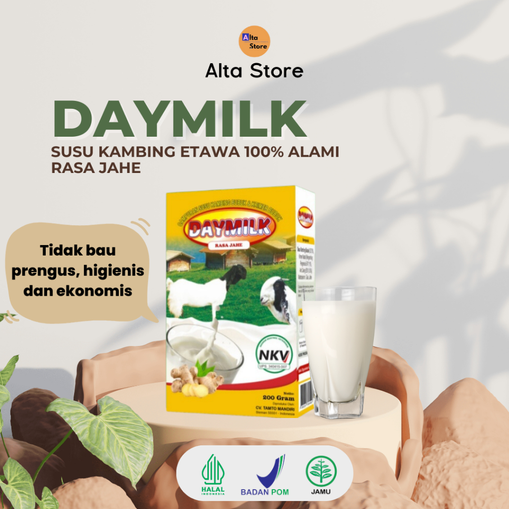 

Daymilk Susu Kambing Etawa Rasa Jahe Atasi Masalah Pernafasan Samarinda