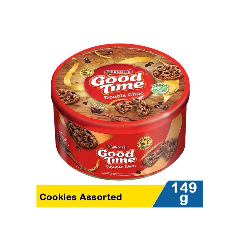 

Diskon 5 Good Time Cookies DOUBLE CHOCO 149gr