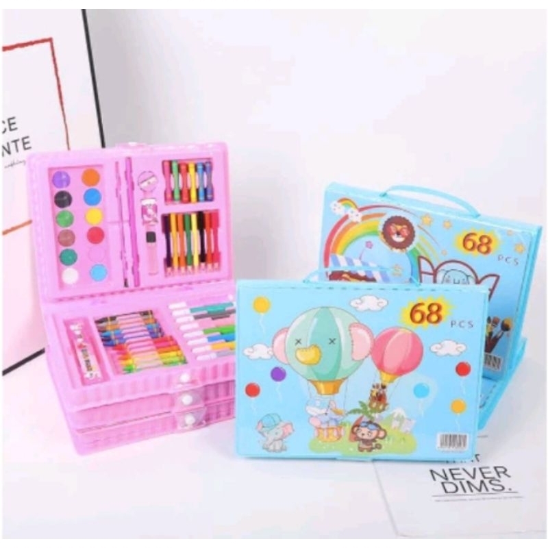 

Crayon art set isi 68pcs