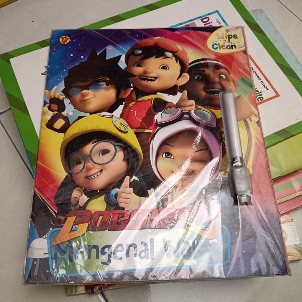 

WIPE CLEAN BOBOIBOI MENGENAL WAKTU