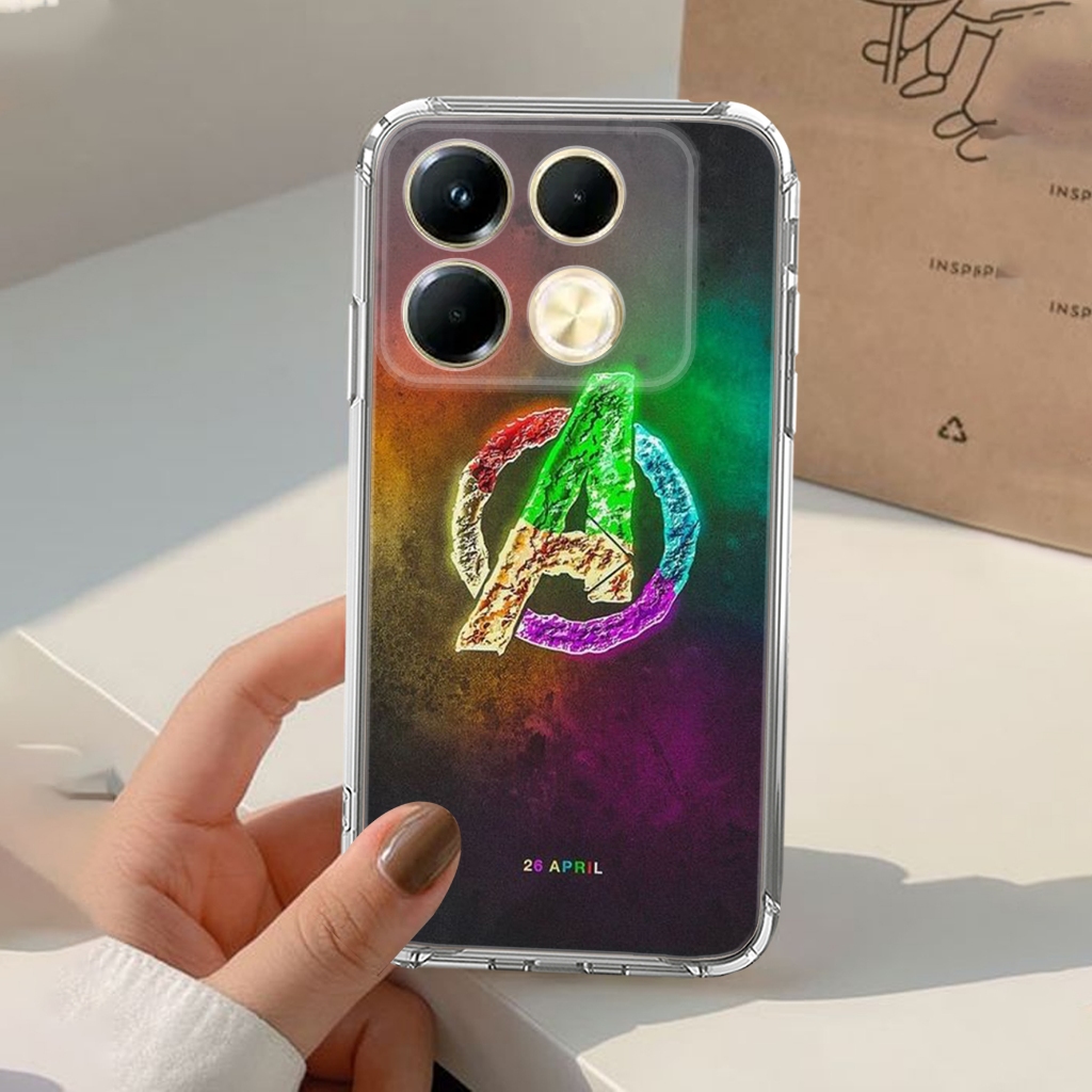 CASE INFINIX NOTE 40 - Casing INFINIX NOTE 40 PRO 5G Terbaru 2024 AERO STORE [ MOTIF 63 ] Silikon - 