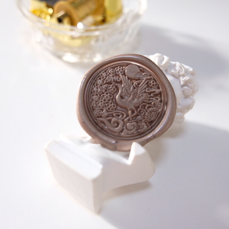 

ENCORE Wax Seal Coin Wedding Sangjit Stationery 1pc