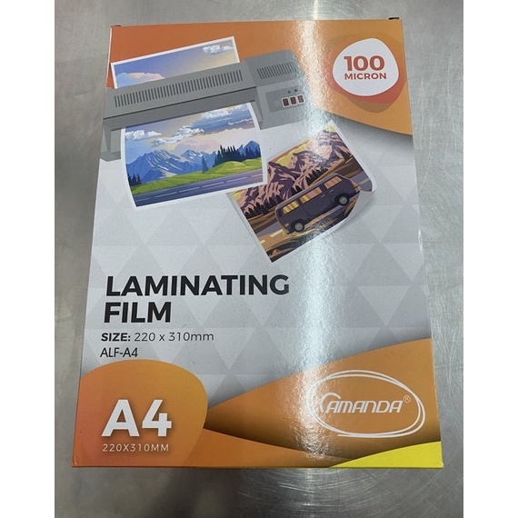 

ART E65I Laminating Amanda A4 Laminating Amanda F4 Laminating A4 Laminating F4 1pak isi 1 lembar