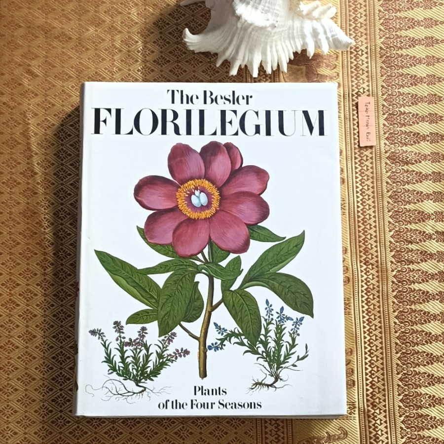 Paket buku The Besler Florilegium format jumbo bonus kliping Herbarium Amoris tribute to Carl Linnae