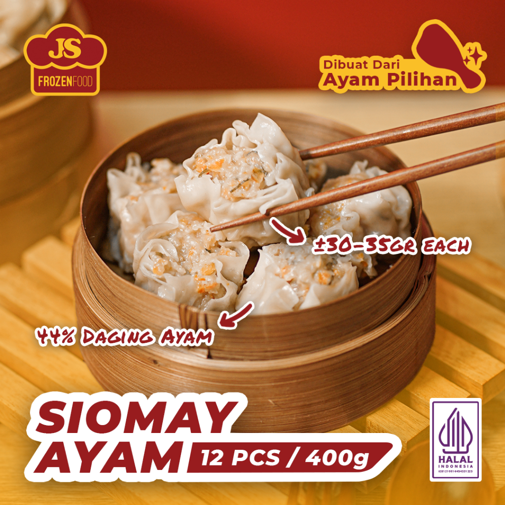 

Siomay Ayam Halal Premium 12pcs (Frozen)