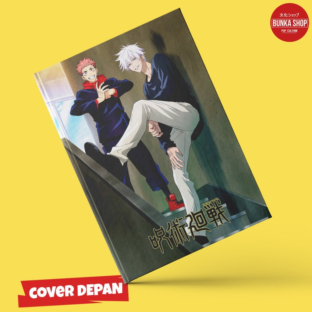

Pocket Note Anime Jujitsu Kaisen Yuji And Gojo Hardcover A6 Buku Tulis Catatan Notes Agenda Planner Jurnal