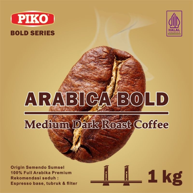 

Kopi Arabika Semendo Medium Dark Roast 1kg Premium Arabica Bold Espresso