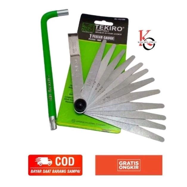 Fuller tekiro + kunci l klep tekiro kunci stel klep tekiro kunci stelan klep set - puler