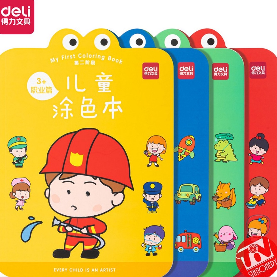 

Dijamin Asli Buku Mewarnai Deli My First Coloring Book