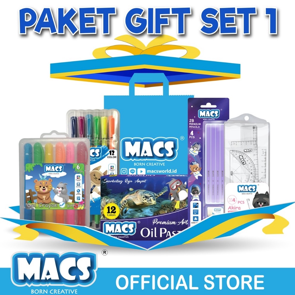 

KODE E8Z7 MACS Gift Set 1 Hampers Crayon