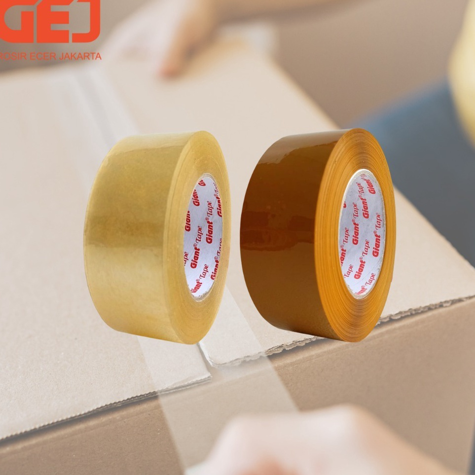 

Garansi Toko Lakban Jumbo Giant Tape Bening Cokelat 2inch 45mm x 3yard