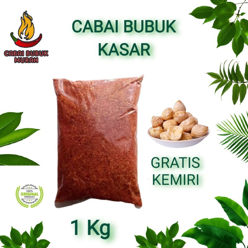 

CABAI BUBUK MURAH GILING KASAR GRATIS KEMIRI
