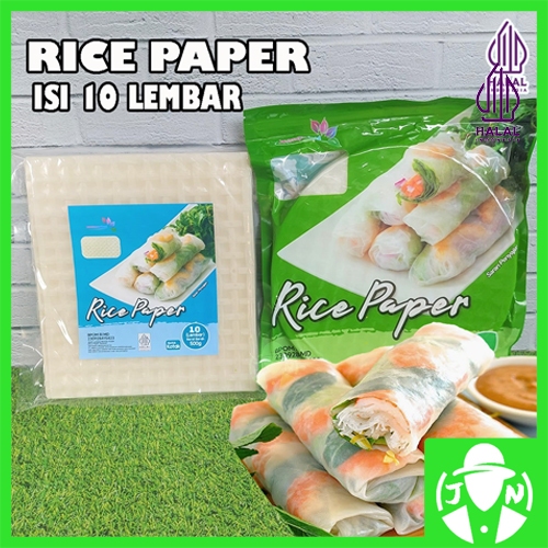 

JN - RICE PAPERS 10 Lembar Kulit Lumpia rice papers - JAVA SUPER FOOD