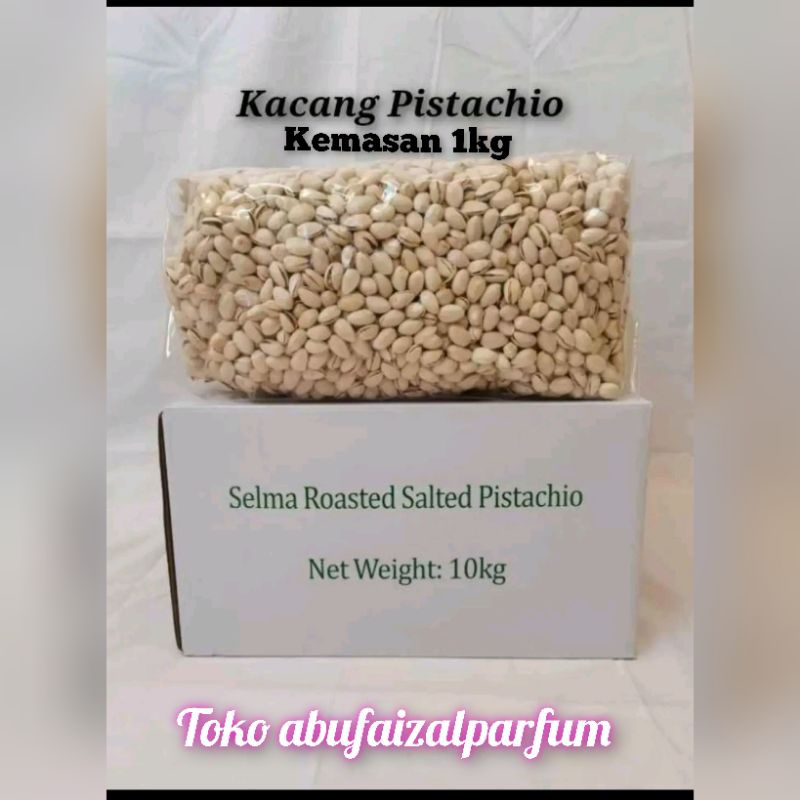 

Kacang Pistachio Roasted/Fustuk Arab 1kg 100% Original