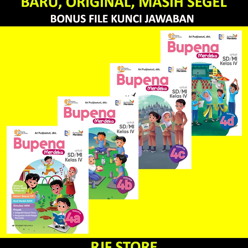 KODE D1E3 BUPENA MERDEKA SDMI KELAS 4ABCD PLUS KUNCI JAWABAN