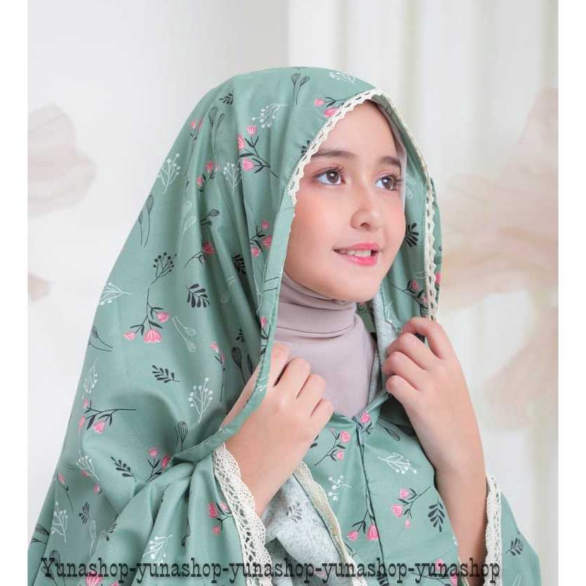 Promo Termurah  mukena yuna Ready COD Mukena Tanggung Mukena Remaja 2in1 Katun MIkro Premium Mukena 