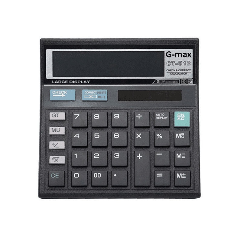 

ART M73B Kalkulator Besar Gmax G Max GMax Gm512 Gm512 Gm 512 12 Digit Angka Calculator Digital