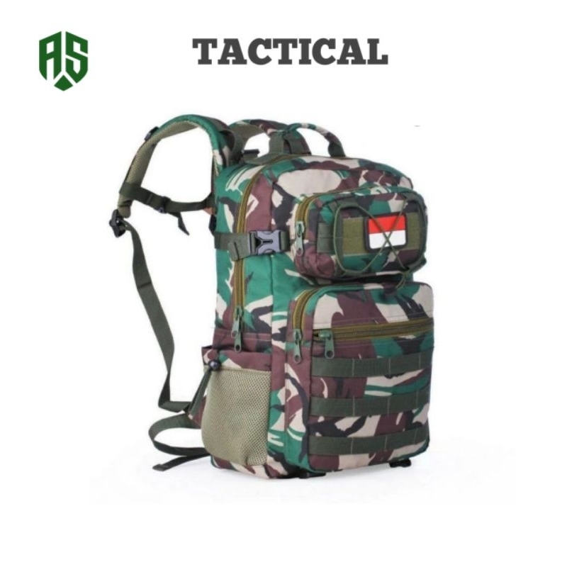 Tas loreng army, tas tactical army, tas gendong pria besar