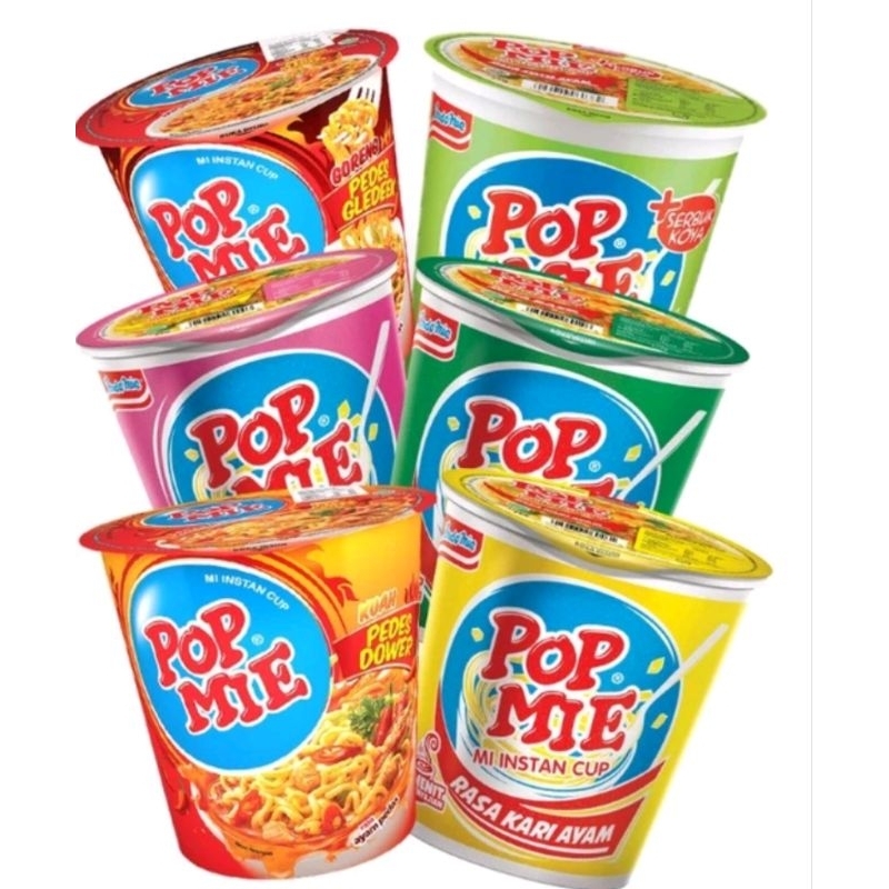 

Popmie Instan Cup Besar 75 Gram Semua Varian Rasa