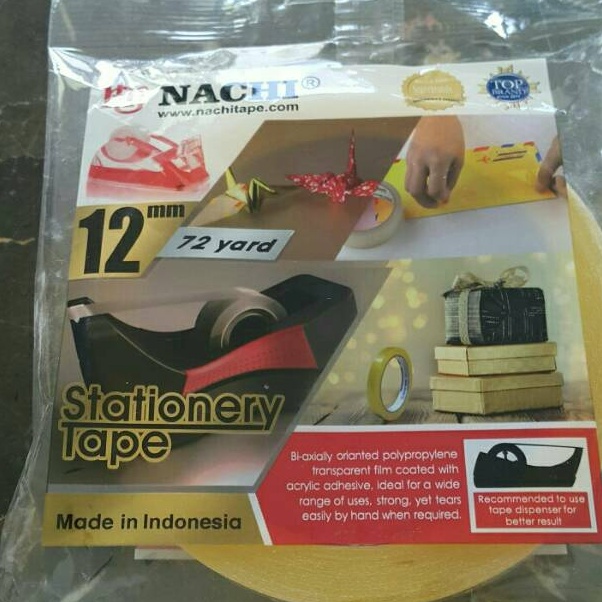 

ART A17H Lakban selotip st nachi 12 72 stationery tape murah berkualitas