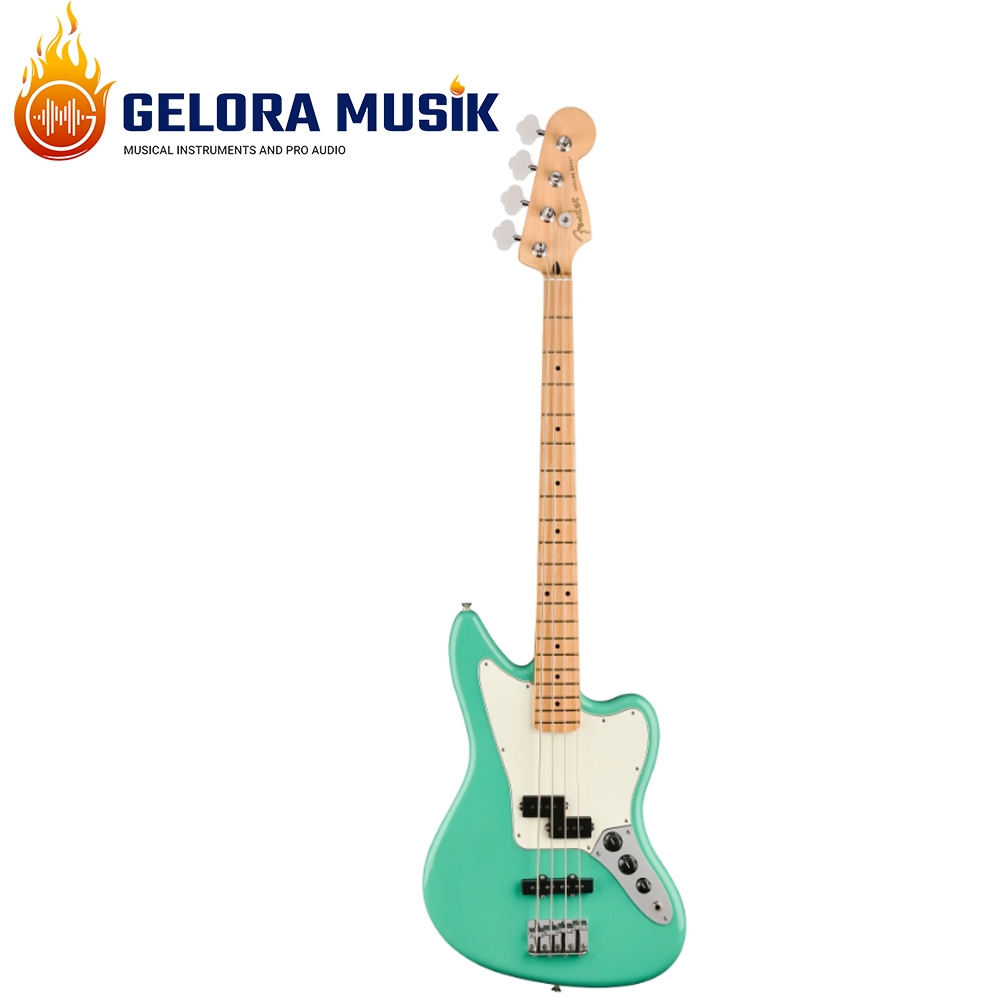 Gitar Elektrik Fender Player Jaguar Bass , Maple FB Sea foam Green