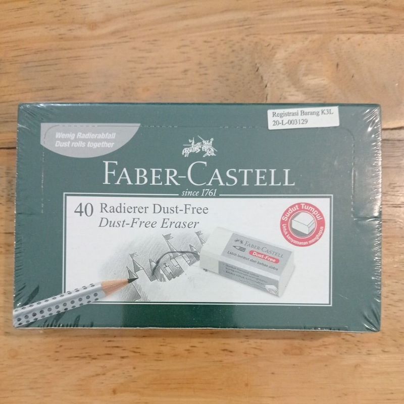 

Penghapus putih kecil Faber Castell 1 pak