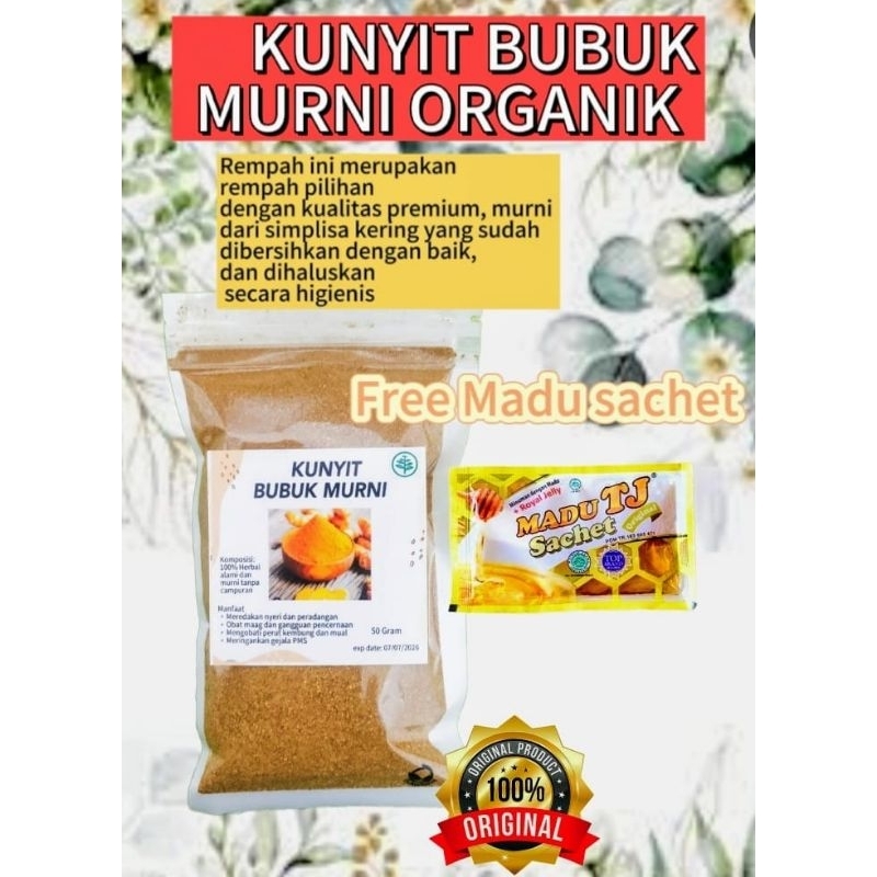 

KUNYIT BUBUK TURMERIC REMPAH HARUM ORGANIK