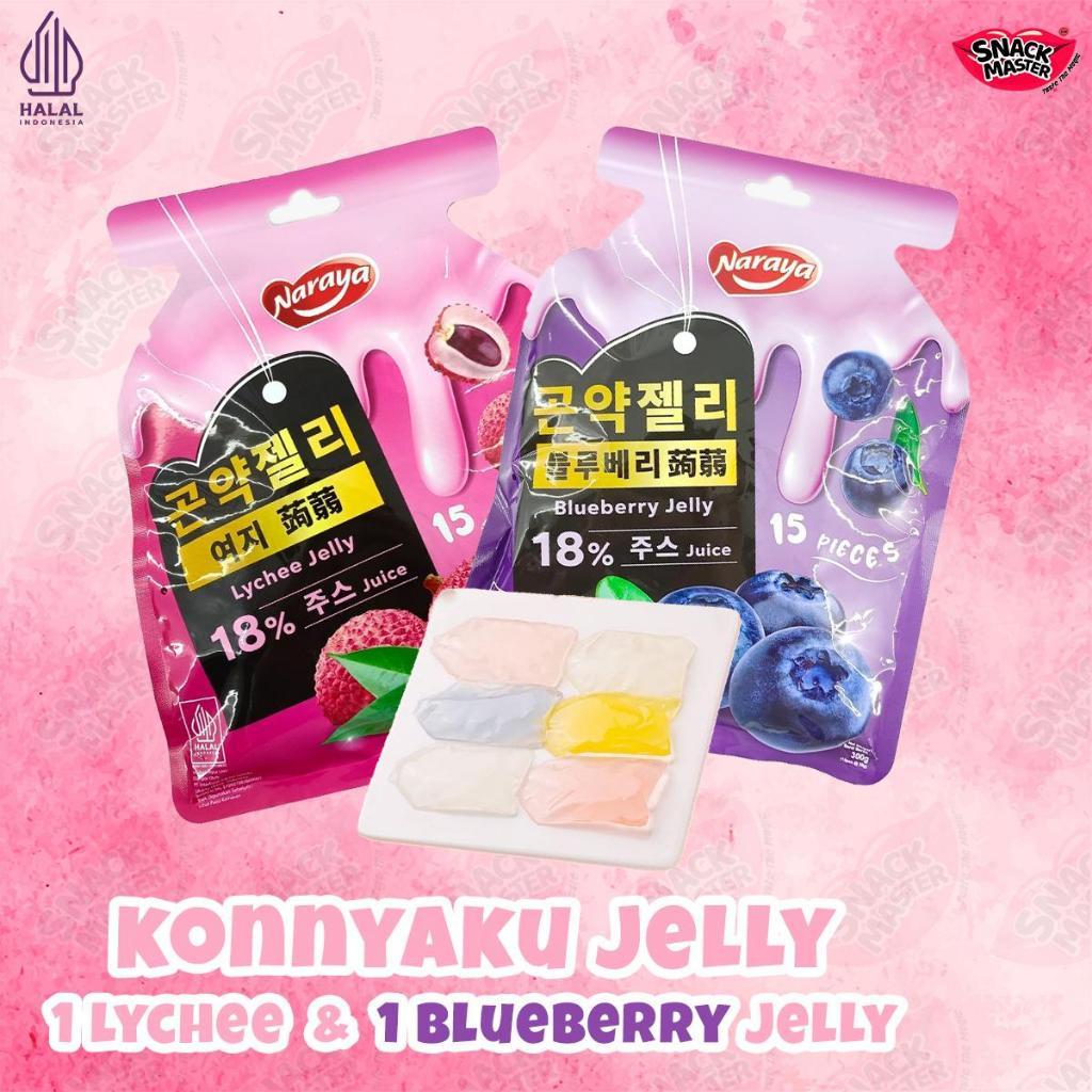 

[BUNDLING 2&3 PACK] Jelly Naraya Konnyaku (Tersedia rasa Mangga/ Leci/ Blueberry / Mix) Tersedia Varian 2 Pack dan 3 Pack | Jelly Konjac Snack