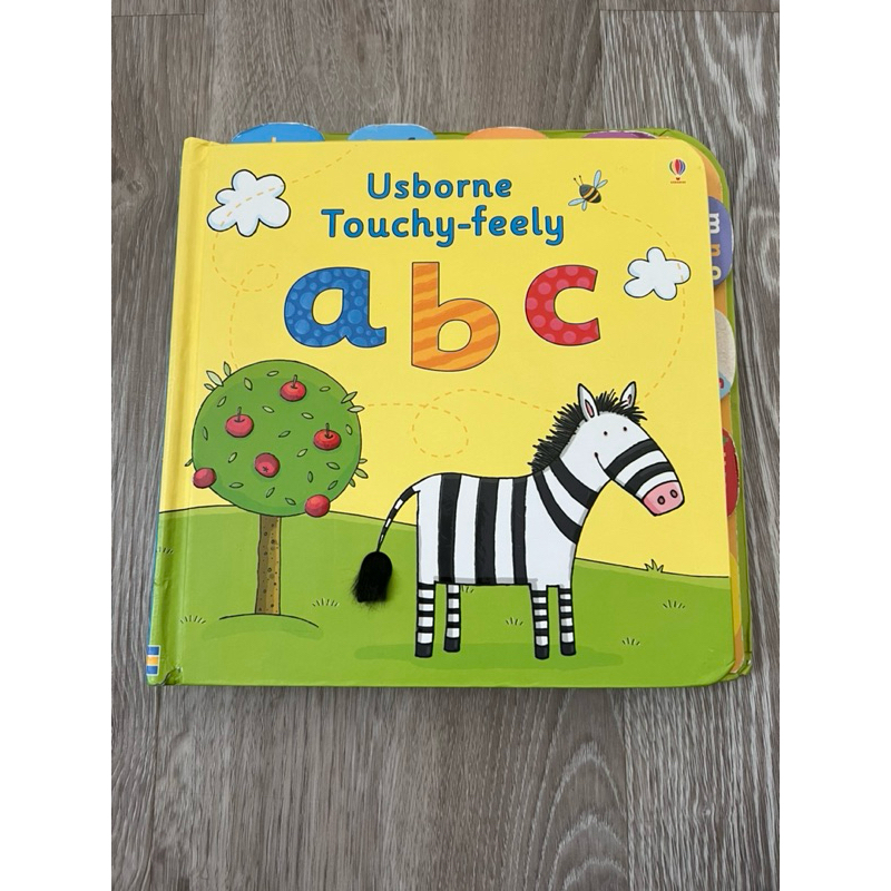 Preloved Usborne Touchy feely Book ABC alphabet buku anak edukasi