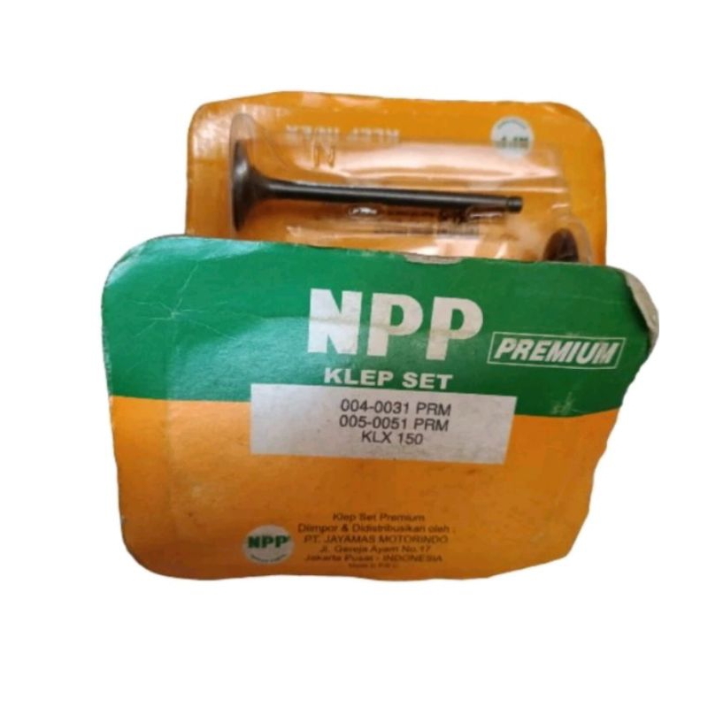 N KLEP SET NPP KLX NPP ORIGINAL