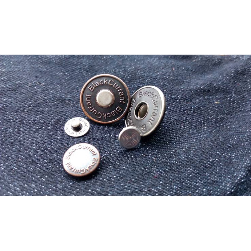 Kancing Jeans Bahan Besi