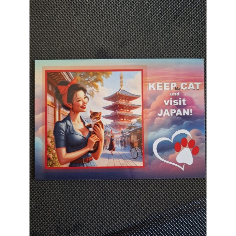 

kartu pos keep cat series/keep cat series postcard