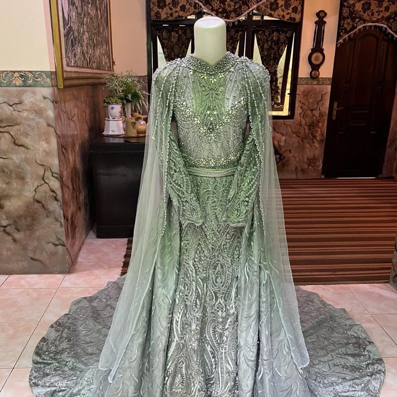 GAUN PENGANTIN | GAUN PENGANTIN MURAH | GAUN PENGANTIN MUSLIM