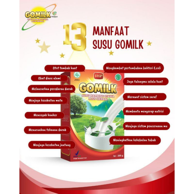 

JHP GOMILK SUSU KAMBING ETAWA PLUS HERBAL