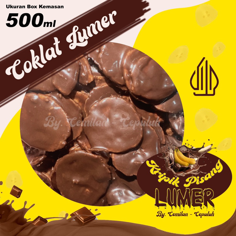 

Kripik Pisang SATUAN NON BUNDLING Kemasan BOX 500ml Banana Lumer By Cemilan Cepuluh