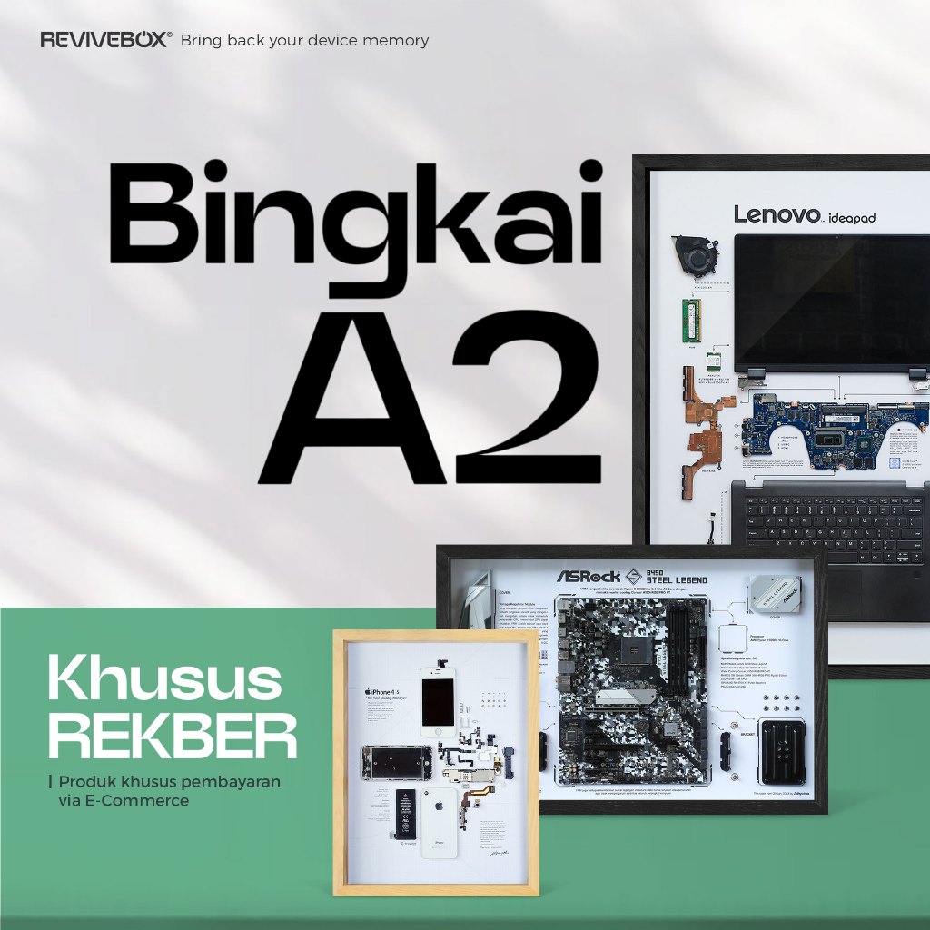 Khusus REKBER - Bingkai Besar iPad PS Couple Pajangan HP Konter Frame Artwork iPhone