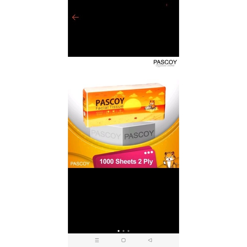 Tissue pascoy 1000 Sheet