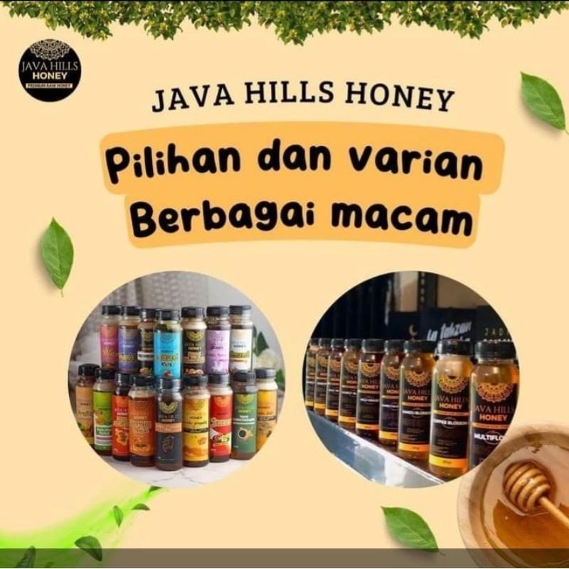 

MADU MULTIFLORA, COFFEE BLOSSOM JAVAHILLS 500 Gr RAW HONEY MURNI 100%