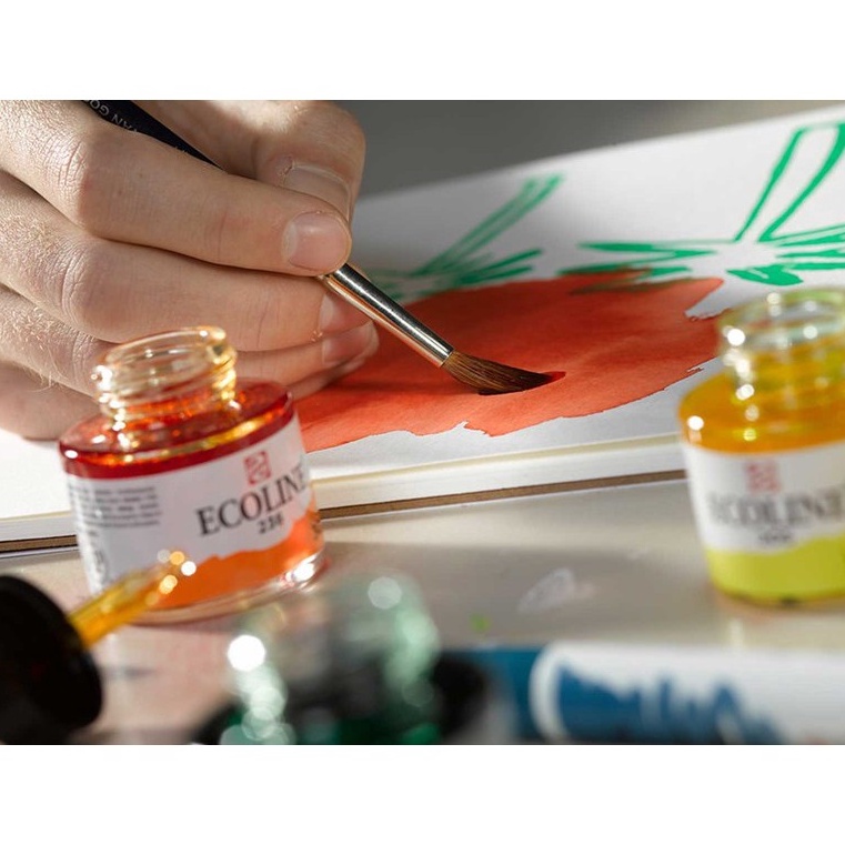 

KODE R5K3 royal talens ecoline liquid watercolor 3ml yellowredpurple series